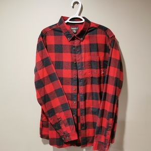 Eddie Bauer flannel, tall large